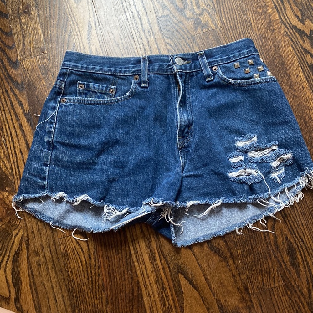 Levi high-rise Jean shorts